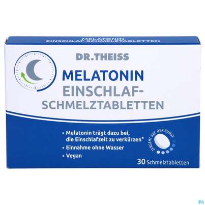 Melatonin Einschlaf-schmelztabl Dr.theiss 1pk, A-Nr.: 5451173 - 01