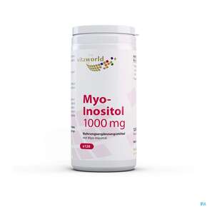 Myo-inositol Kapseln 1000mg Hochdosiert Vita World 120st, A-Nr.: 5608812 - 01