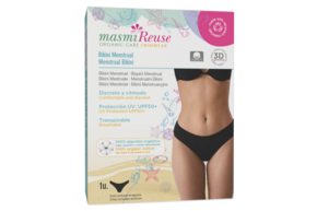Bio Perioden Bikinihose Masmi Reuse - Schwarz - Größe M, A-Nr.: 5946124 - 01