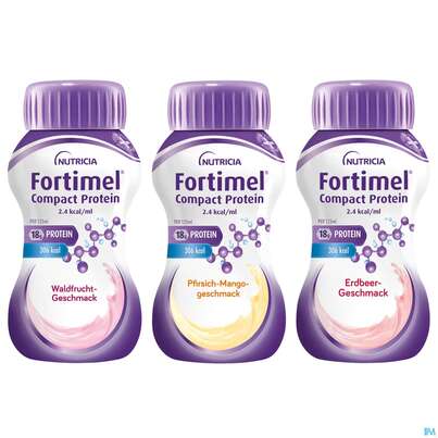 Fortimel/compact/protein 125ml Vitalflasche Fruchtig Sortiert 24st, A-Nr.: 4803339 - 02