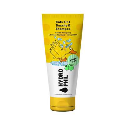 Sie sehen eine Packung APOFIT KIDS 2IN1 DU+SH ENTE (PG: 200 ML), Produktbild: 01 APOFIT KIDS 2IN1 DU+SH ENTE (PG: 200 ML), A-Nr.: 5911048 - 01