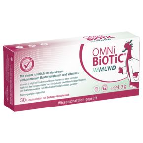 OMNi-BiOTiC® iMMUND, 30 Lutschtabletten, A-Nr.: 5462981 - 01