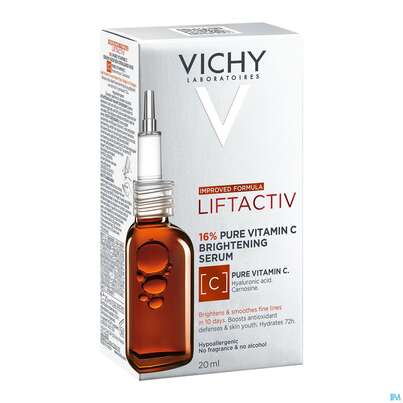 Sie sehen eine Packung Vichy Liftactiv Vitamin C Serum 20ml, Produktbild: 04 Vichy Liftactiv Vitamin C Serum 20ml, A-Nr.: 5478976 - 04