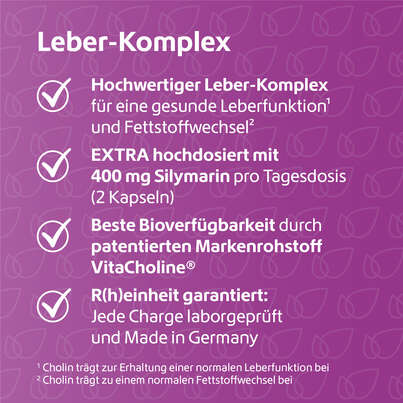 R(h)ein Nutrition Leber-Komplex Mariendistel + Artischocke Kapseln hochdosiert, A-Nr.: 5987181 - 03
