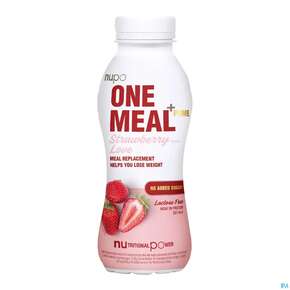 Nupo Lebenswert Onemeal/shake Strawberry 330ml, A-Nr.: 5739017 - 01