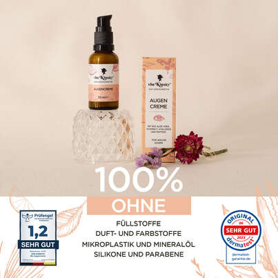 von Kinsky® Bio Augencreme Aloe Vera + Vitamin C + Hyaluron mit Koffein für wache Augen, A-Nr.: 5987376 - 05