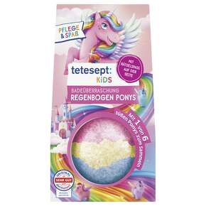 Tetesept Kids Badeüberraschung Regenbogenponys, A-Nr.: 5664928 - 01