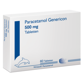 Paracetamol Genericon bei Schmerzen und Fieber, A-Nr.: 4966840 - 01