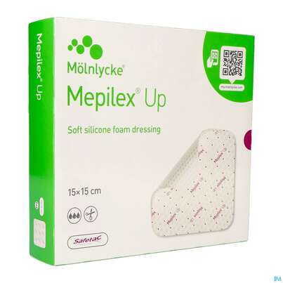 Schaumverband Mepilex/silikon Up 15x15cm 10st, A-Nr.: 5900607 - 02