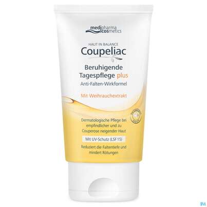 Sie sehen eine Packung Hib Coupeliac Tagespflege Beruhigend Plus Anti-falten 50ml, Produktbild: 03 Hib Coupeliac Tagespflege Beruhigend Plus Anti-falten 50ml, A-Nr.: 4117383 - 03