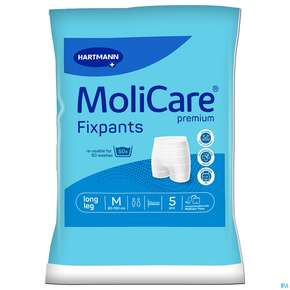 Inkontinenz Molicare Fixpants/premium Long Leg M Blau 5st, A-Nr.: 3724773 - 01