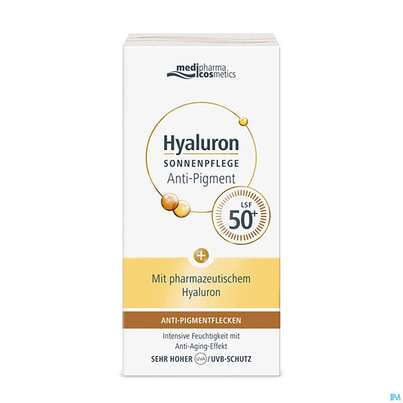Sonnenprodukte Hyaluron Sonnenpflege Gesicht Anti-pigment Anti-age F50+ 50ml, A-Nr.: 5074842 - 03