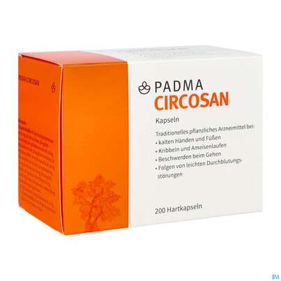 Sie sehen eine Packung Padma Circosan Kapseln 200st, Produktbild: 02 Padma Circosan Kapseln 200st, A-Nr.: 3780889 - 02