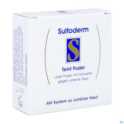 Sie sehen eine Packung Sulfoderm S Teint Kompakt-puder Natur 10g, Produktbild: 04 Sulfoderm S Teint Kompakt-puder Natur 10g, A-Nr.: 1843338 - 04