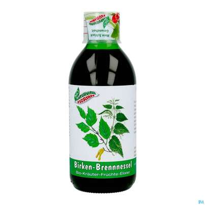 Birken Brennessel Elixier Kraeuterfit Alkoholfrei Bio Kraeuter Fruechte 330ml, A-Nr.: 3961728 - 11