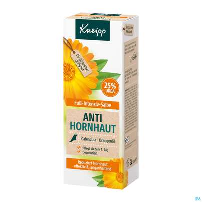 Sie sehen eine Packung Hornhaut Salbe Anti-hornhaut Fuss Intensiv -kneipp 50ml, Produktbild: 01 Hornhaut Salbe Anti-hornhaut Fuss Intensiv -kneipp 50ml, A-Nr.: 3297093 - 01