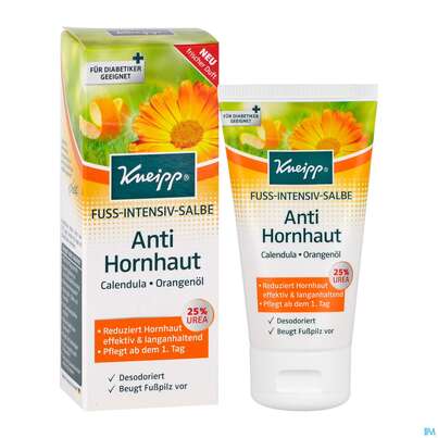 Sie sehen eine Packung Hornhaut Salbe Anti-hornhaut Fuss Intensiv -kneipp 50ml, Produktbild: 02 Hornhaut Salbe Anti-hornhaut Fuss Intensiv -kneipp 50ml, A-Nr.: 3297093 - 02