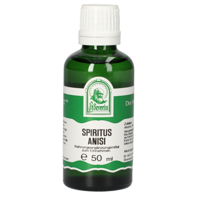 Sie sehen eine Packung SPIRITUS ANISI 50 ML, Produktbild: 01 SPIRITUS ANISI 50 ML, A-Nr.: 5061710 - 01