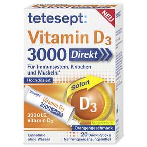 TETESEPT Vitamin D3 3000 Direct Stick 20 St., A-Nr.: 6007115 - 01