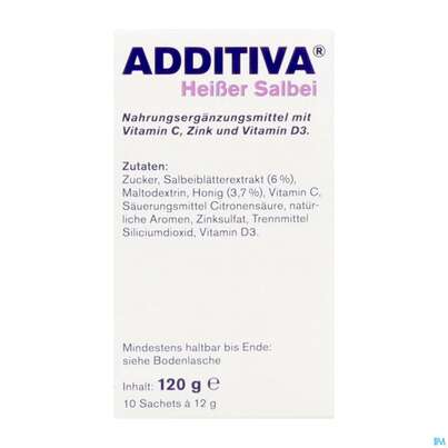 Additiva Pulver Heisser Salbei 10012 10st, A-Nr.: 5810117 - 09