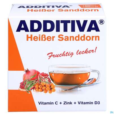 Additiva Pulver Heisser Sanddorn Granatapfel 10st, A-Nr.: 5810146 - 01