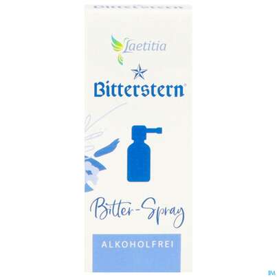 Sie sehen eine Packung Bitterstern Bitter-spray 20ml, Produktbild: 01 Bitterstern Bitter-spray 20ml, A-Nr.: 5818892 - 01