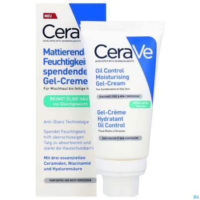 Cerave Feuchtigkeitsspendend Gel-creme Mattierend 52ml, A-Nr.: 5882281 - 10