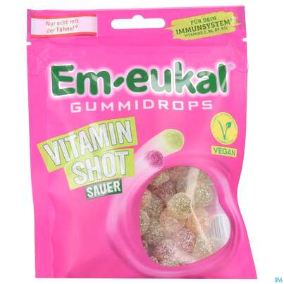 Em-eukal Gummidrops Vitamin Shot Sauer Vegan 90g, A-Nr.: 5899554 - 02