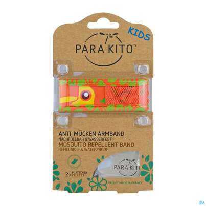 Sie sehen eine Packung Insektenschutz/armband Para Kito Kids Gemustert 1st, Produktbild: 04 Insektenschutz/armband Para Kito Kids Gemustert 1st, A-Nr.: 4516551 - 04