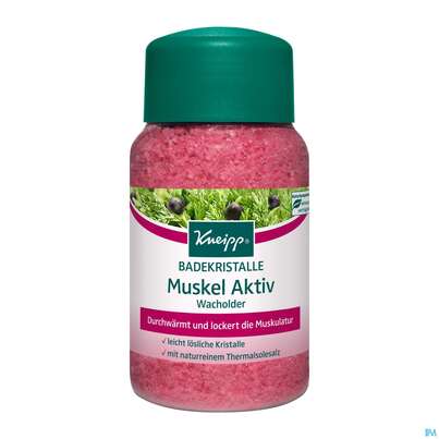 Sie sehen eine Packung Kneipp Badekristalle Muskel Aktiv 600g, Produktbild: 01 Kneipp Badekristalle Muskel Aktiv 600g, A-Nr.: 3208474 - 01