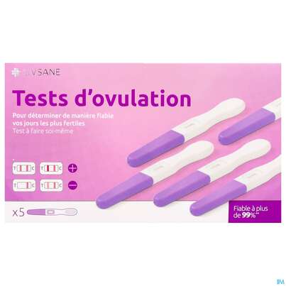 Sie sehen eine Packung Ovulationstest Livsane 5st, Produktbild: 03 Ovulationstest Livsane 5st, A-Nr.: 5848918 - 03