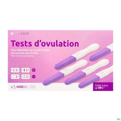 Sie sehen eine Packung Ovulationstest Livsane 5st, Produktbild: 04 Ovulationstest Livsane 5st, A-Nr.: 5848918 - 04