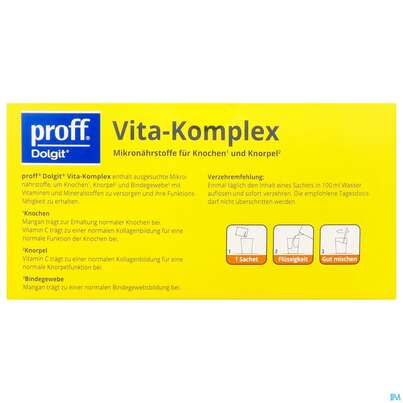 Proff Dolgit Vita-komplex 12g 30st, A-Nr.: 5876406 - 03