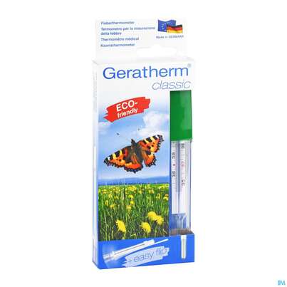 Thermometer-fieber Geratherm Classic Quecksilberfrei Inkl.schuettelhilfe 1st, A-Nr.: 3253782 - 03