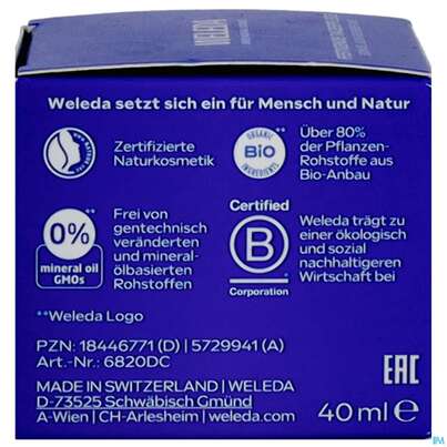 Weleda Blauer Enzian +edelweiss Festigende Tagespflege 40ml, A-Nr.: 5729941 - 07
