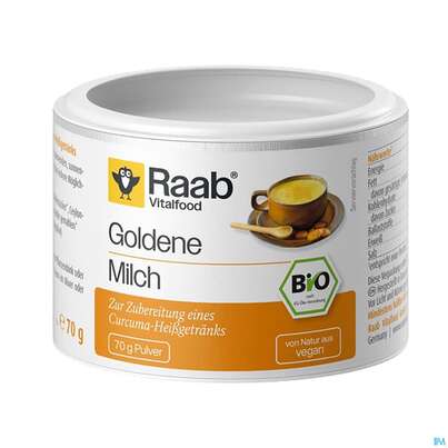 Goldene Milch Pulver Bio Raab 70g, A-Nr.: 5871219 - 01