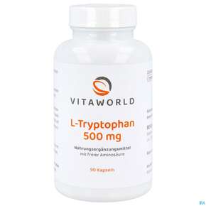 L-tryptophan Kapseln 500mg -naturheilp. Vegi 90st, A-Nr.: 4846604 - 01