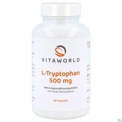 L-tryptophan Kapseln 500mg -naturheilp. Vegi 90st, A-Nr.: 4846604 - 01