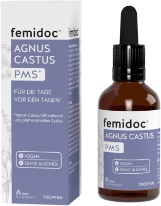 femidoc AGNUS CASTUS PMS Tropfen BIO, A-Nr.: 5934368 - 01