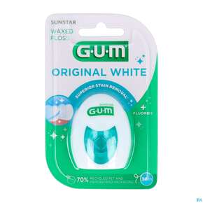 Zahnseide Gum Original White +fluorid Nr 2040 30m, A-Nr.: 3560136 - 01