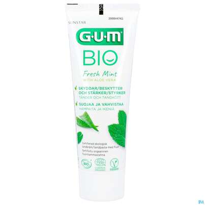 Zahnpaste Gum Bio Aloe Vera +peffer- Minze Bu-70 75ml, A-Nr.: 5398154 - 07