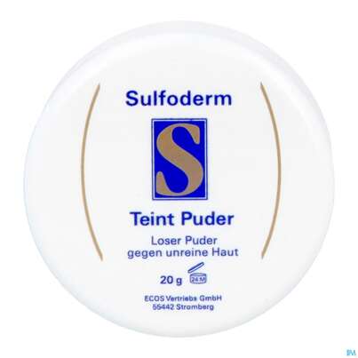 Sulfoderm S Teint Gesichtspuder 20g, A-Nr.: 0645317 - 07