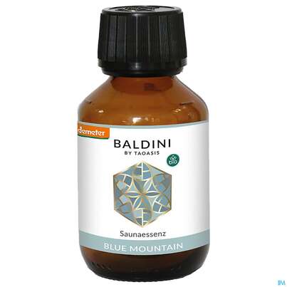 Sie sehen eine Packung Sauna Essenz Taoasis Baldini Blue Mountain 100ml, Produktbild: 01 Sauna Essenz Taoasis Baldini Blue Mountain 100ml, A-Nr.: 4891639 - 01