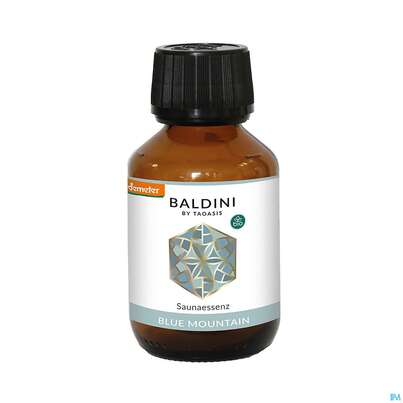 Sie sehen eine Packung Sauna Essenz Taoasis Baldini Blue Mountain 100ml, Produktbild: 02 Sauna Essenz Taoasis Baldini Blue Mountain 100ml, A-Nr.: 4891639 - 02