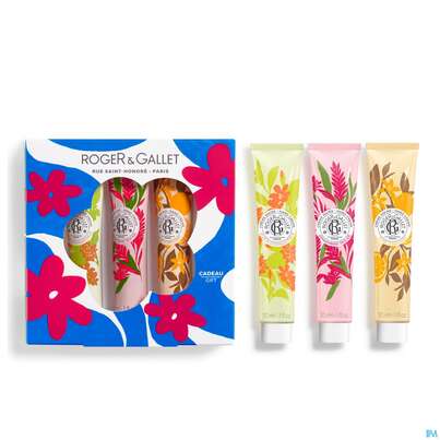 Roger &amp; Gallet Hand Creme Trio Energizing Gingembre Rouge +bois D'orange+fleur Osmantu 1st, A-Nr.: 5954023 - 03