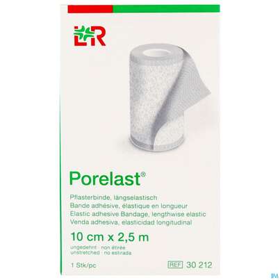 Pflasterbinden Porelast Laengselast.ungedehnt 2,5mx 10cm 1st, A-Nr.: 5026429 - 02