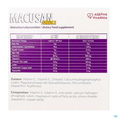 Macusan Kapseln Areds2 180st, A-Nr.: 5916637 - 04