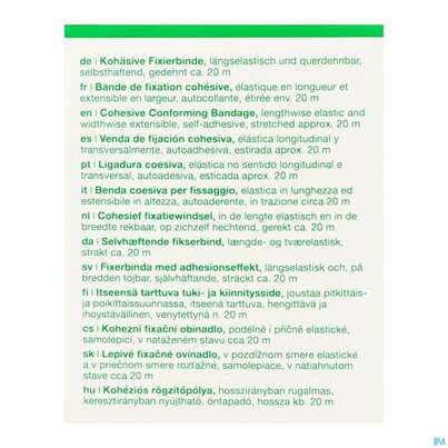 Fixierbinden Mollelast Haft Weiss 20mx 10cm 1st, A-Nr.: 1767726 - 07