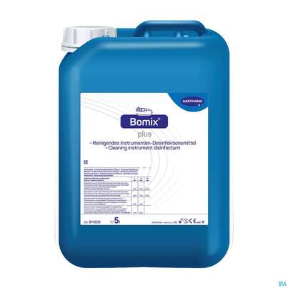 Sie sehen eine Packung Desinfektionsmittel Instrumentendesinfektion Bomix Plus 5l, Produktbild: 01 Desinfektionsmittel Instrumentendesinfektion Bomix Plus 5l, A-Nr.: 5191312 - 01
