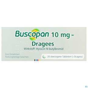 Buscopan Drag 10mg Blist 20st, A-Nr.: 5541019 - 01